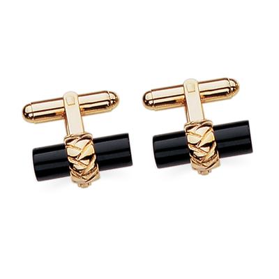 23k Gold Electroplated Cuff Links