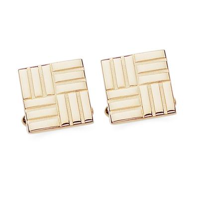 23k Gold Electroplated Cuff Links