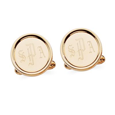 23k Gold Electroplated Cuff Links