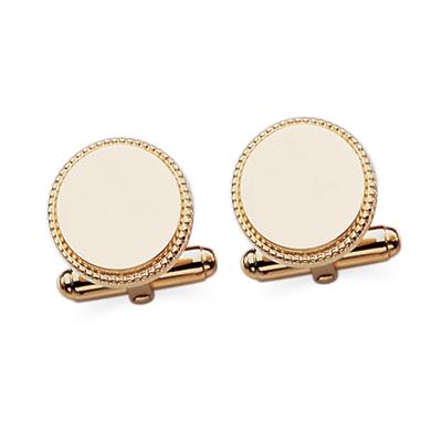 23k Gold Electroplated Cuff Links
