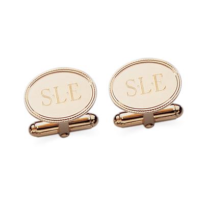 23k Gold Electroplated Cuff Links