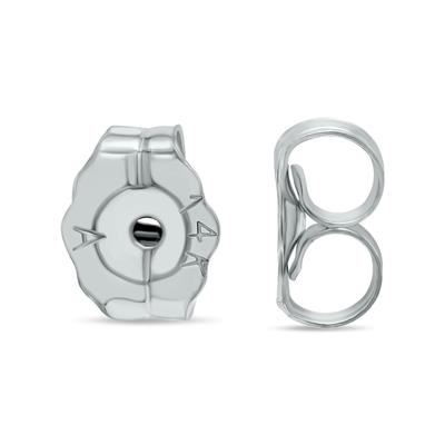 1/3 Carat TW Lab Grown Diamond Round Solitaire Stud Earrings in 14K White Gold