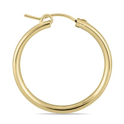 14K Yellow Gold Filled Hoop Earrings (27mm)