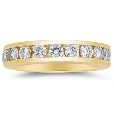 3.00 Carat Diamond Eternity Ring in 14k Yellow Gold