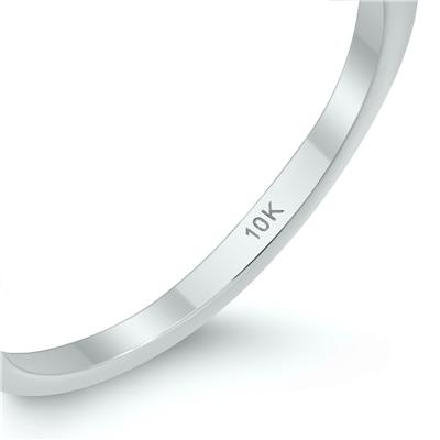 6X4MM Garnet and Diamond Twist Ring in 10K White Gold