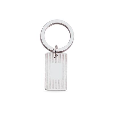 Silver Polished Key Ring