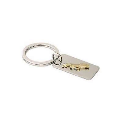 Sterling Silver Golf Bag Key Ring