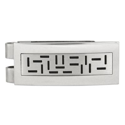 Stainless Steel Money Clip with Punch Outs