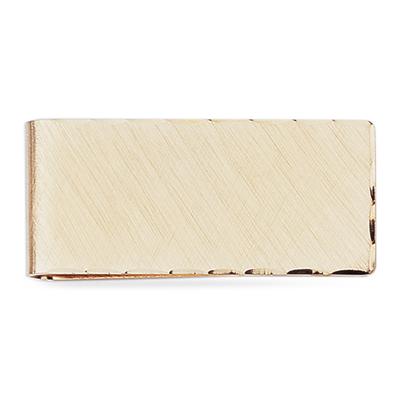 23kt. Gold Electroplate Etched Money Clip