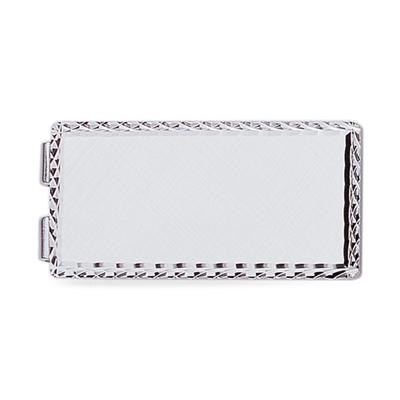 23k Rhodium Electroplated Money Clip