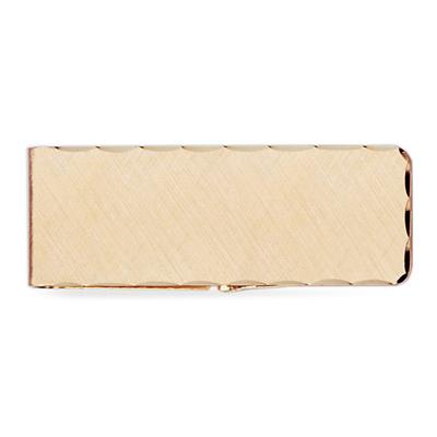 23k Gold Electroplated Hinged Money Clip