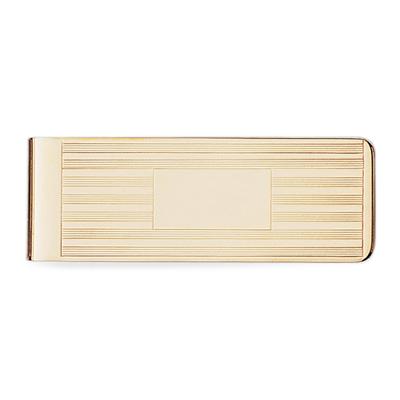 23k Gold Electroplated Hinged Money Clip