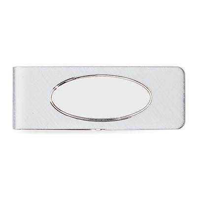 23k Rhodium Electroplated Hinged Money Clip