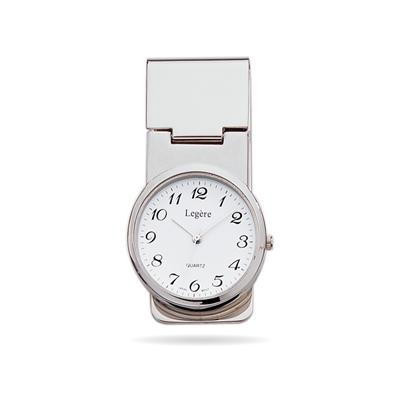 23k Rhodium Electroplated Money Clip Watch