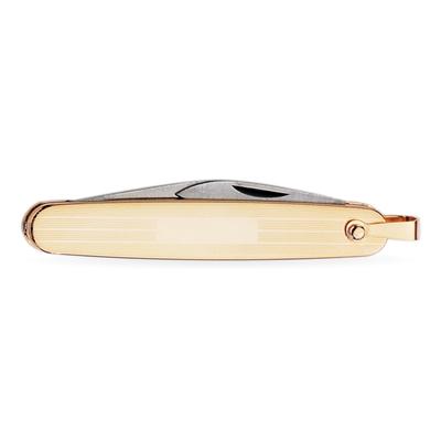 23k Gold Electroplated Pocket Knife