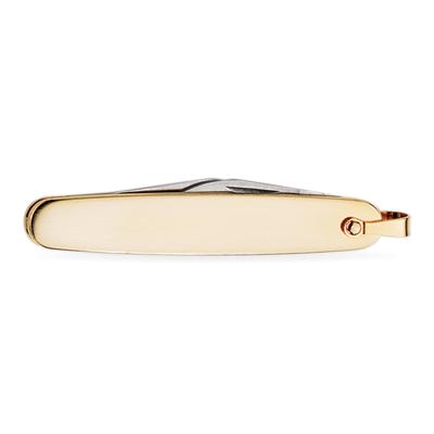 23k Gold Electroplated Pocket Knife