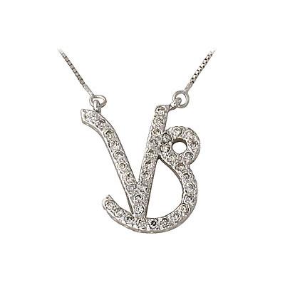 .37ctw Diamond Capricorn Zodiac Pendant 14K White Gold (Dec 22 - Jan 19)