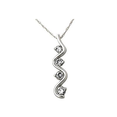 Diamond Swirl Pendant