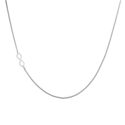 Infinity Rope Necklace in .925 Sterling Silver