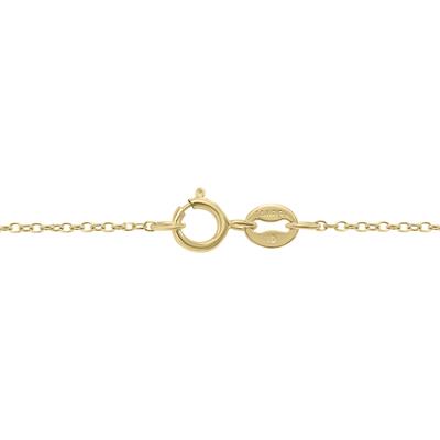 1 Carat TW Diamond Three Stone Pendant in 14K Yellow Gold