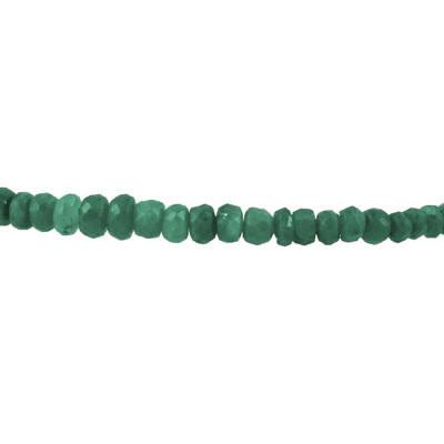 20 Carat All Natural Beaded Emerald Bracelet with Magnetic Clasp