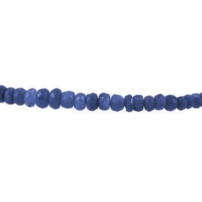 20 Carat All Natural Beaded Sapphire Bracelet with Magnetic Clasp