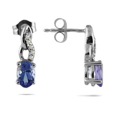 Tanzanite and Diamond Earrings