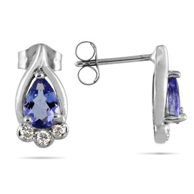 Tanzanite and Diamond Earrings
