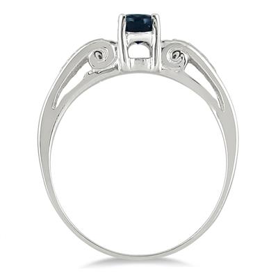 Sapphire and Diamond Antique Ring