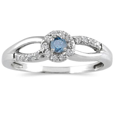 1/4 Carat TW Diamond Ring in 10K White Gold