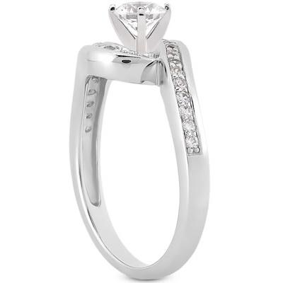 1/2 Carat Diamond Promise Ring in 10K White Gold