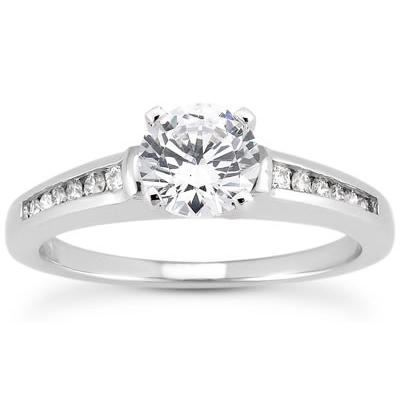 3/8 Carat TW Diamond Ring in 10k White Gold