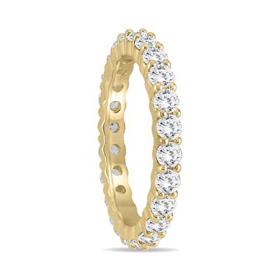 AGS Certified Diamond Eternity Band in 14K Yellow Gold (1.47 - 1.82 CTW)