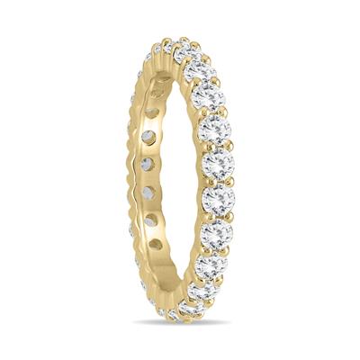 AGS Certified Diamond Eternity Band in 14K Yellow Gold (1.47 - 1.82 CTW) 