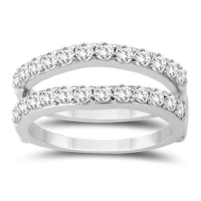 1 Carat TW Diamond Insert Ring in 14K White Gold
