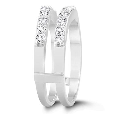 1 Carat TW Diamond Insert Ring in 14K White Gold