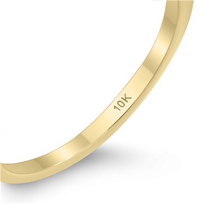10k Yellow Gold and Diamond Promise Ring