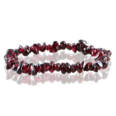 35 Carat All Natural Uncut Genuine Garnet Bracelet Genuine