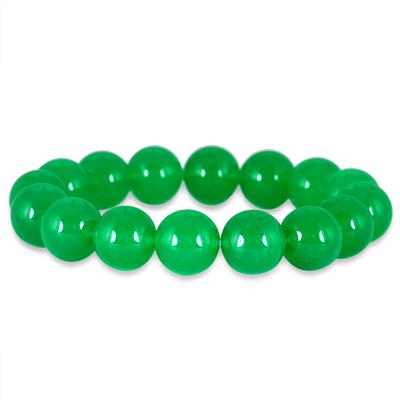 200 Carat All Natural Jade Bead Bracelet