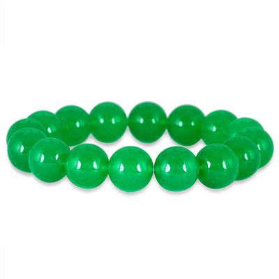 200 Carat All Natural Jade Bead Bracelet 