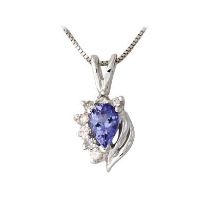Tanzanite and Diamond Pendant