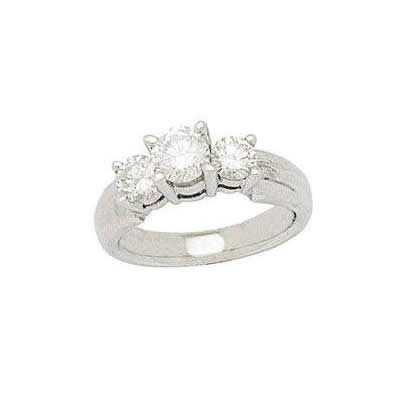 1.00 ct. Three-Stone Anniversary Ring