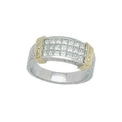 Two-tone Mosaic Princess Band