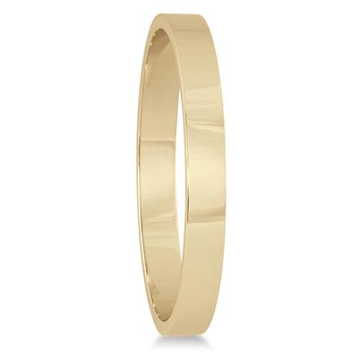 2mm Flat Wedding Band in 14K Yellow Gold