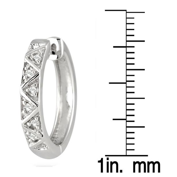 1 10 carat diamond earrings sterling silver