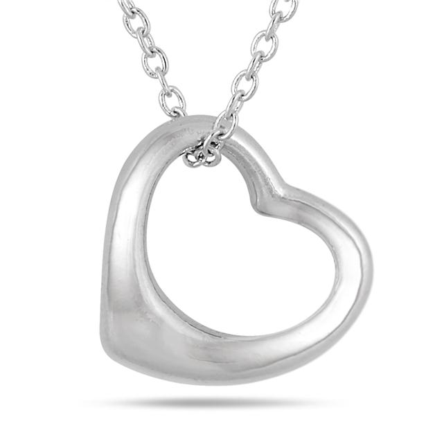 Stainles Steel Heart Slide Pendant PDH55711