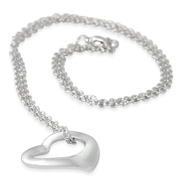 Stainles Steel Heart Slide Pendant PDH55711