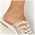 14K Solid Yellow Gold and Natural Diamond Bar Anklet