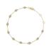 2 Carat TW Bezel Set Lab Grown Diamond Station Bracelet in 14K Yellow Gold