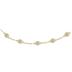2 Carat TW Bezel Set Lab Grown Diamond Station Bracelet in 14K Yellow Gold